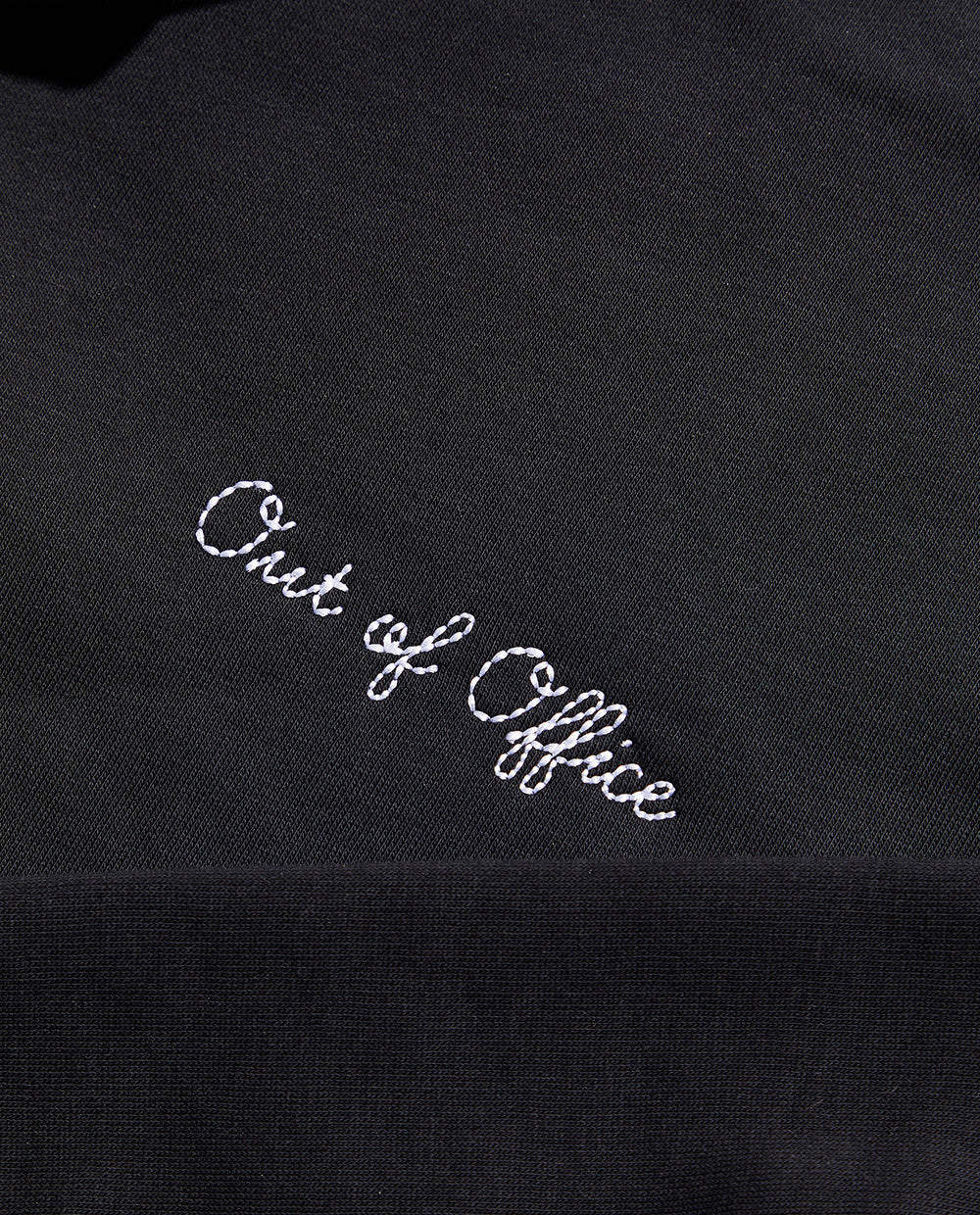 Out of Office Black Men Hoodie