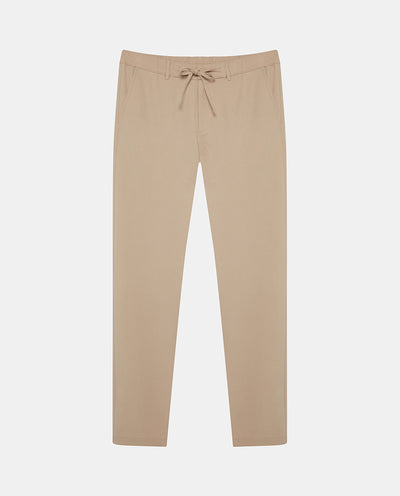 Beige Men Trousers