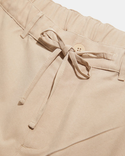 Beige Men Trousers