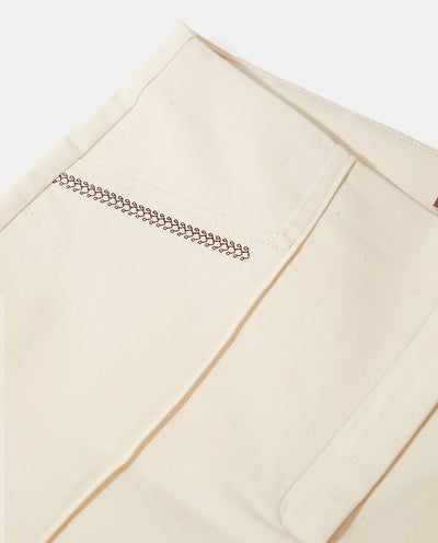 Beige Capri Trousers