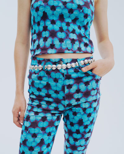 Blue Tie Dye Trousers