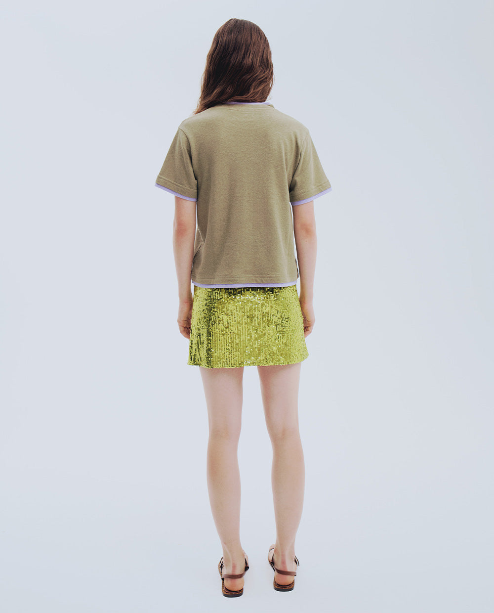 Double Layer Green T-shirt