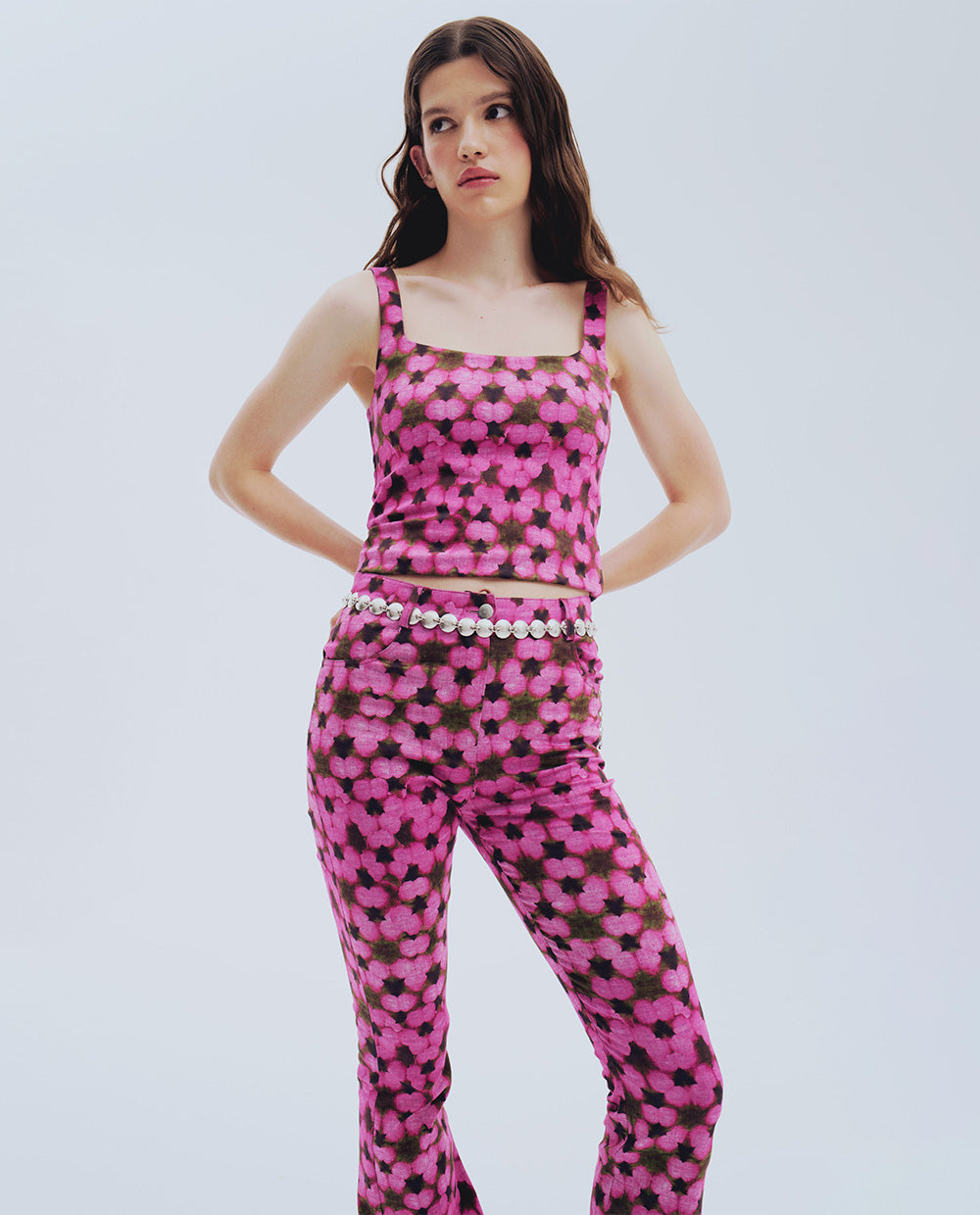 Pink Tie Dye Trousers