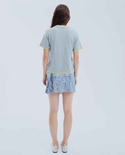 Double Layer Blue T-shirt