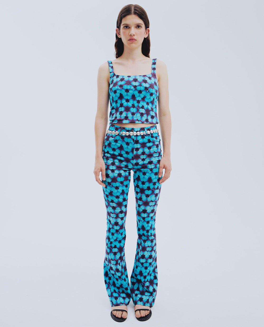 Blue Tie Dye Trousers