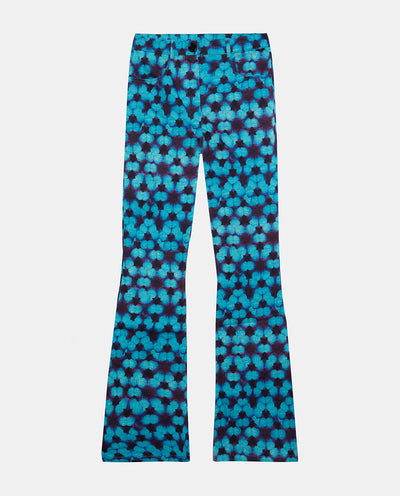 Blue Tie Dye Trousers