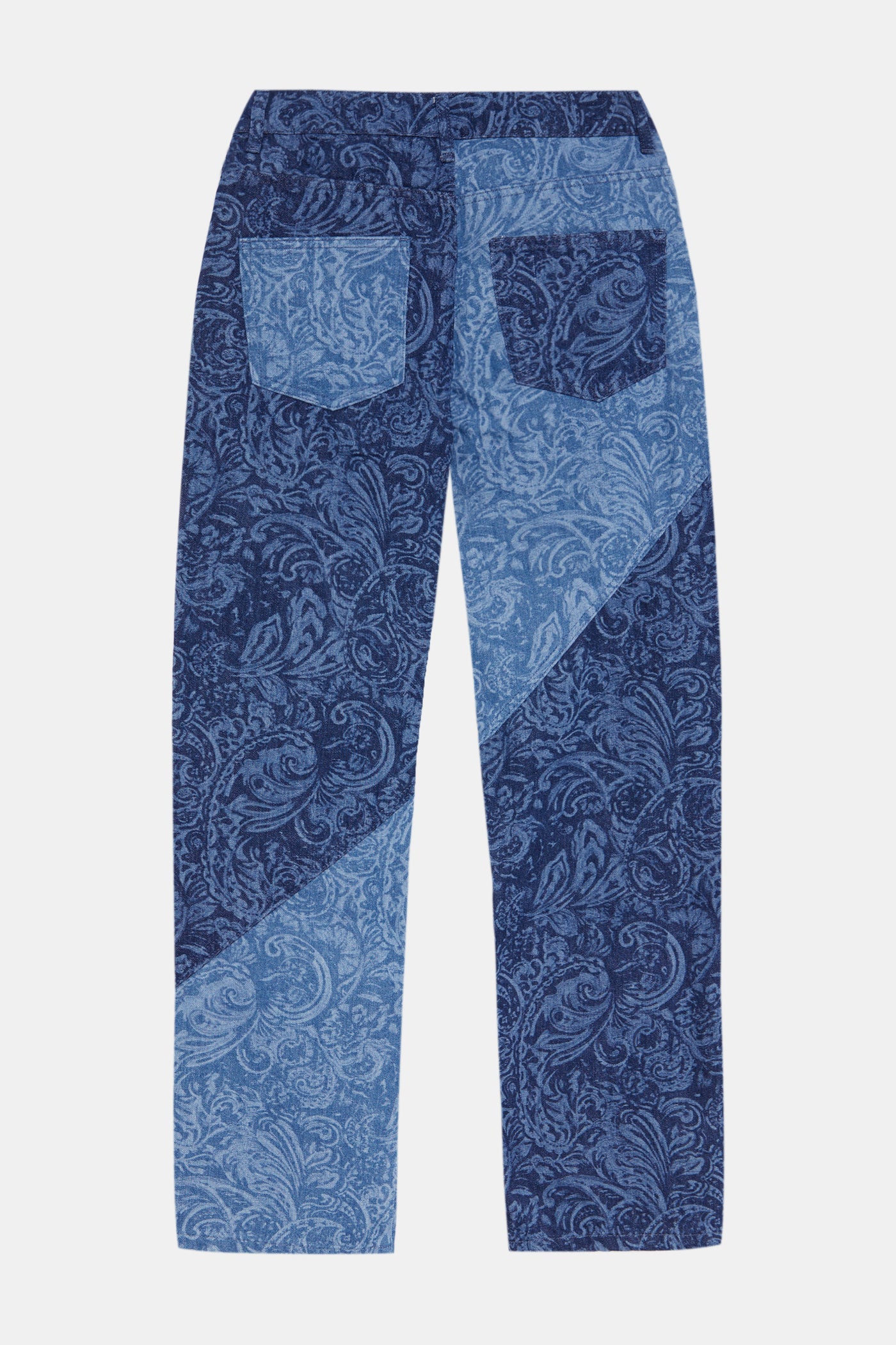 Denim Patchwork Jeans