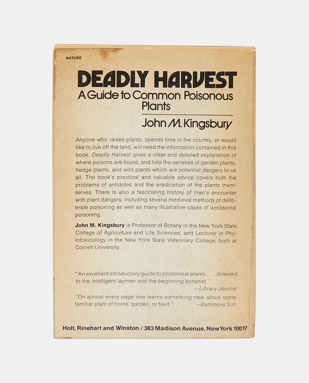 Deadly Harvest: A Guide to Common Poisonous Plants