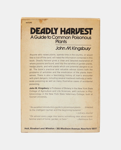 Deadly Harvest: A Guide to Common Poisonous Plants