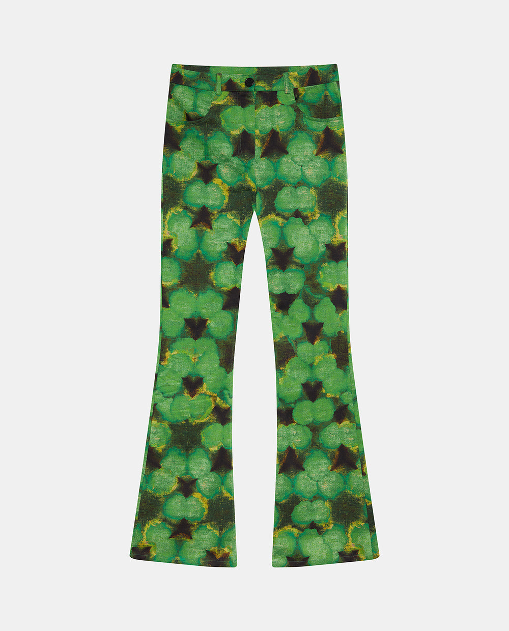 Green Tie Dye Trousers