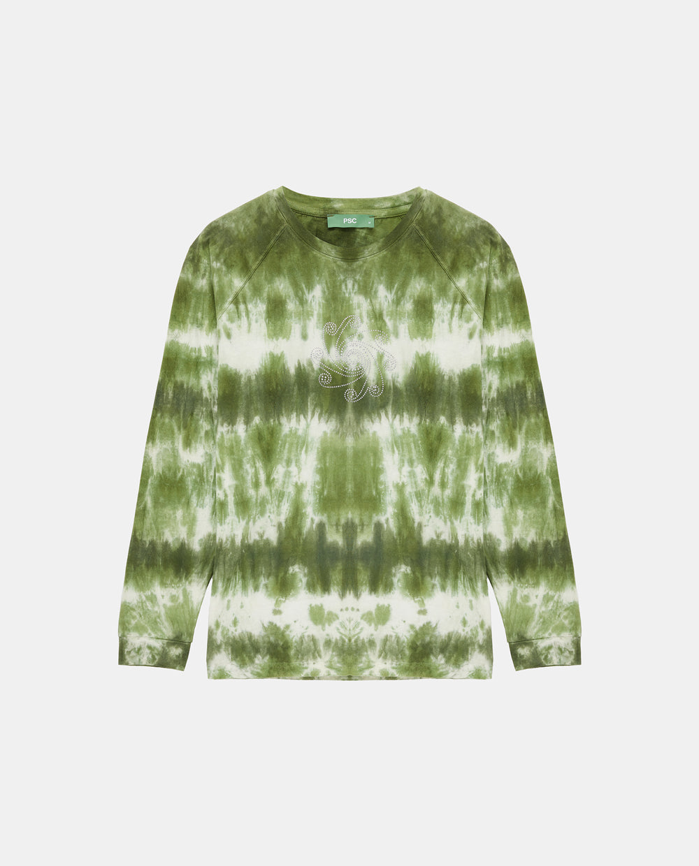 Green Tie Dye Long Sleeve