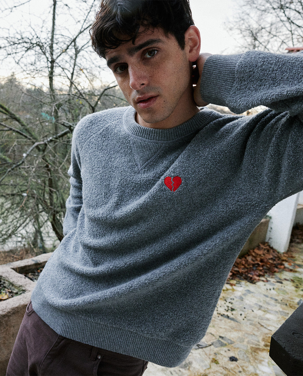 Broken Heart Men Jumper